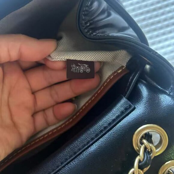 COACH tabby backpack black - Picture 6 of 7